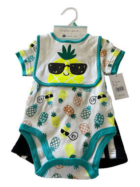 Baby Gear 4 Piece Set 6-9 Months Summer Pineaple